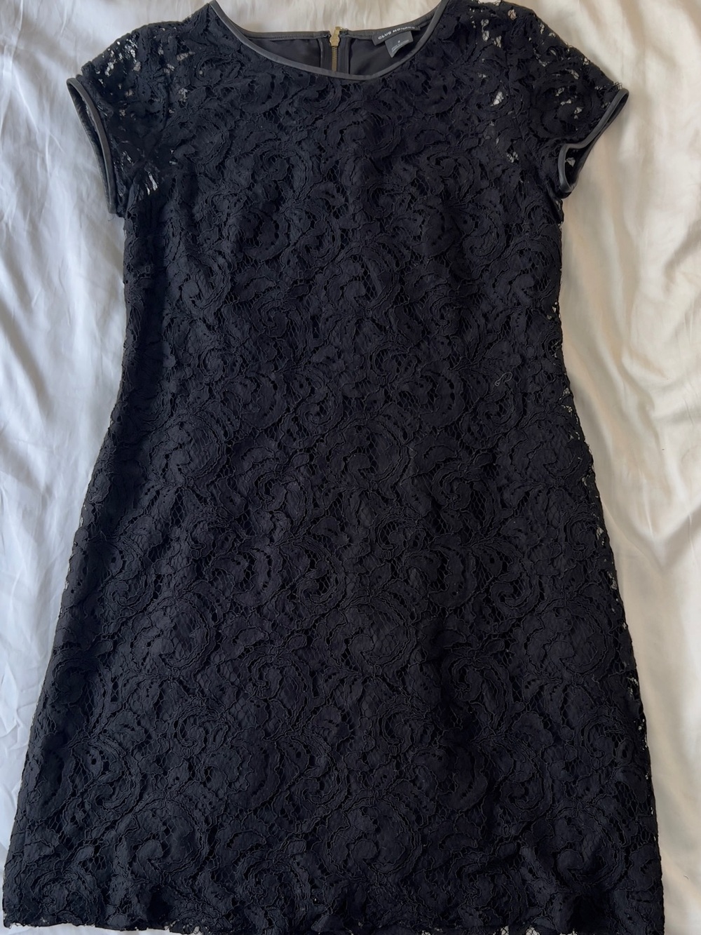 Club Monaco Black Lace Mini Dress